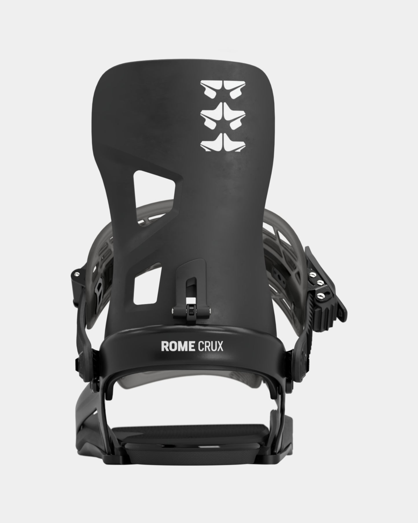 Rome Crux 2022-2023 product photo from the back cover shot in the studio color-black