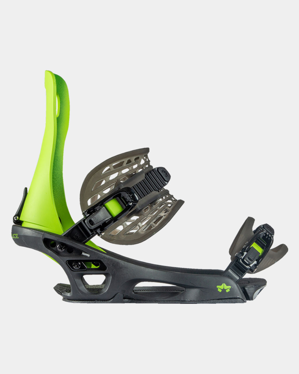 rome slice 2022 rome snowboard bindings color acid