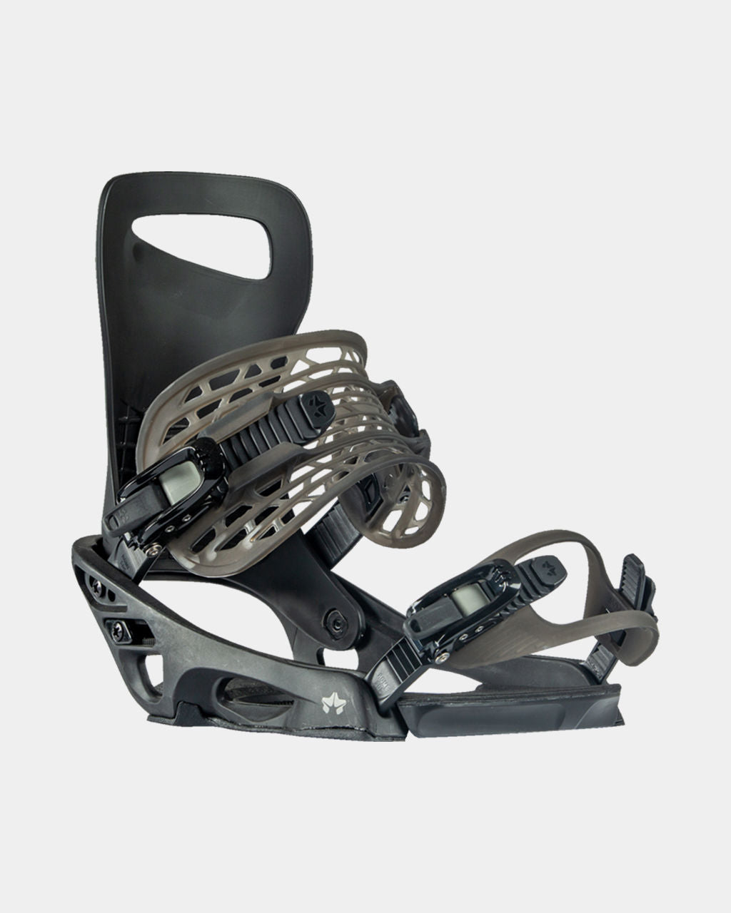 rome slice 2023 rome snowboard bindings color black