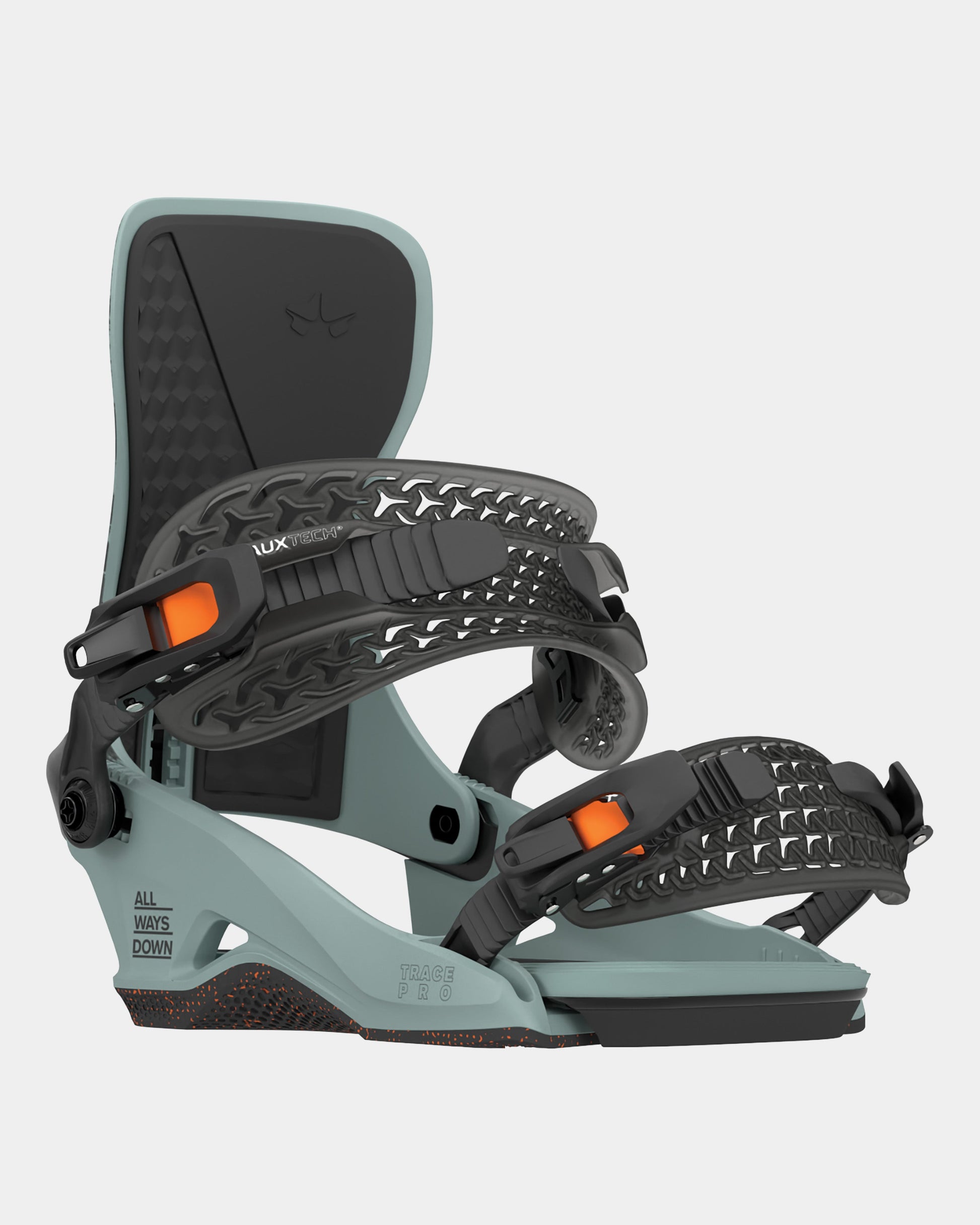 color-slate-gray/orange Trace Pro 2025 | Rome Snowboards™ best men's bindings