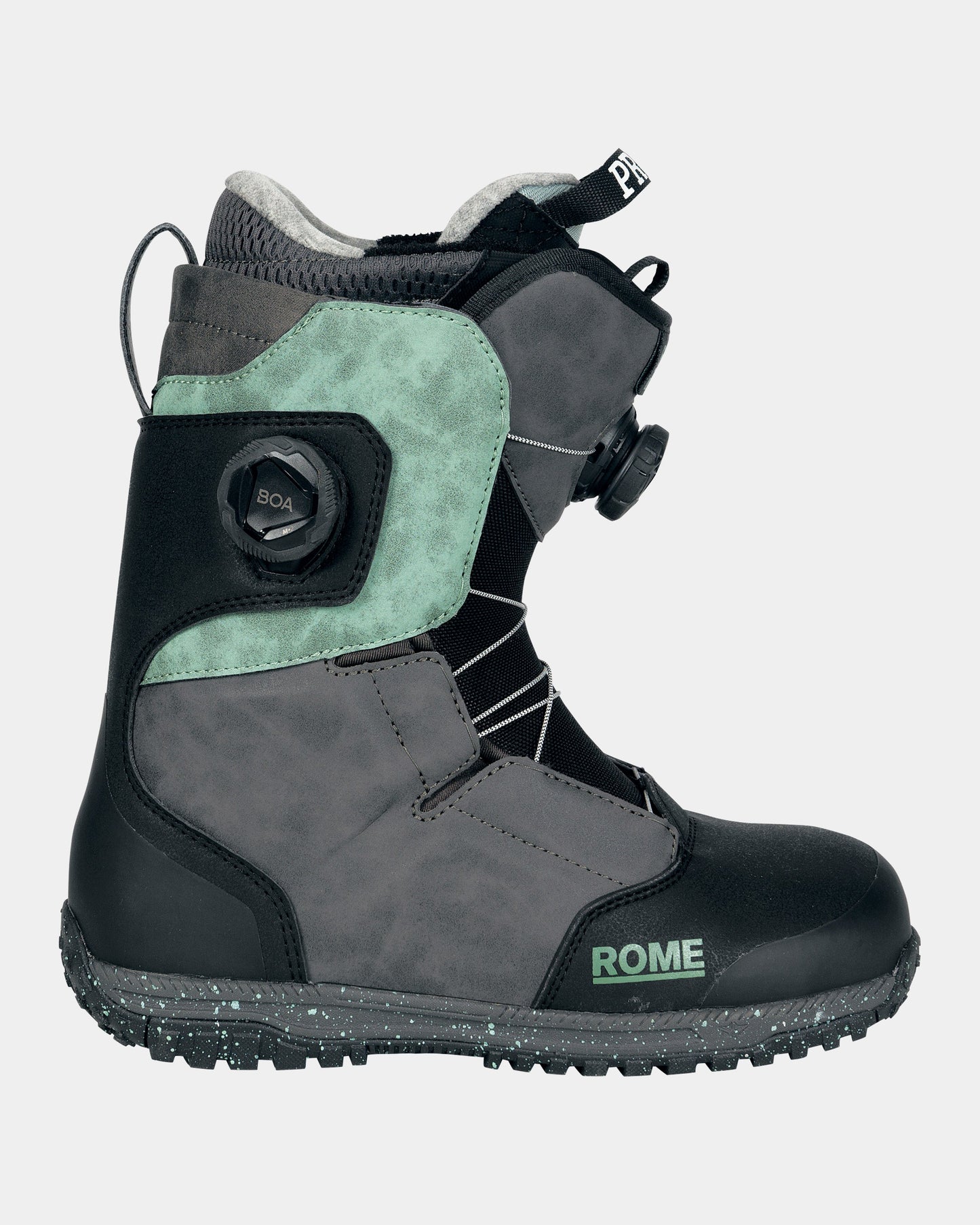 features-bg-black/teal Women's Bodega Boa 2025 | Rome Snowboards™ snowboard boots for sale