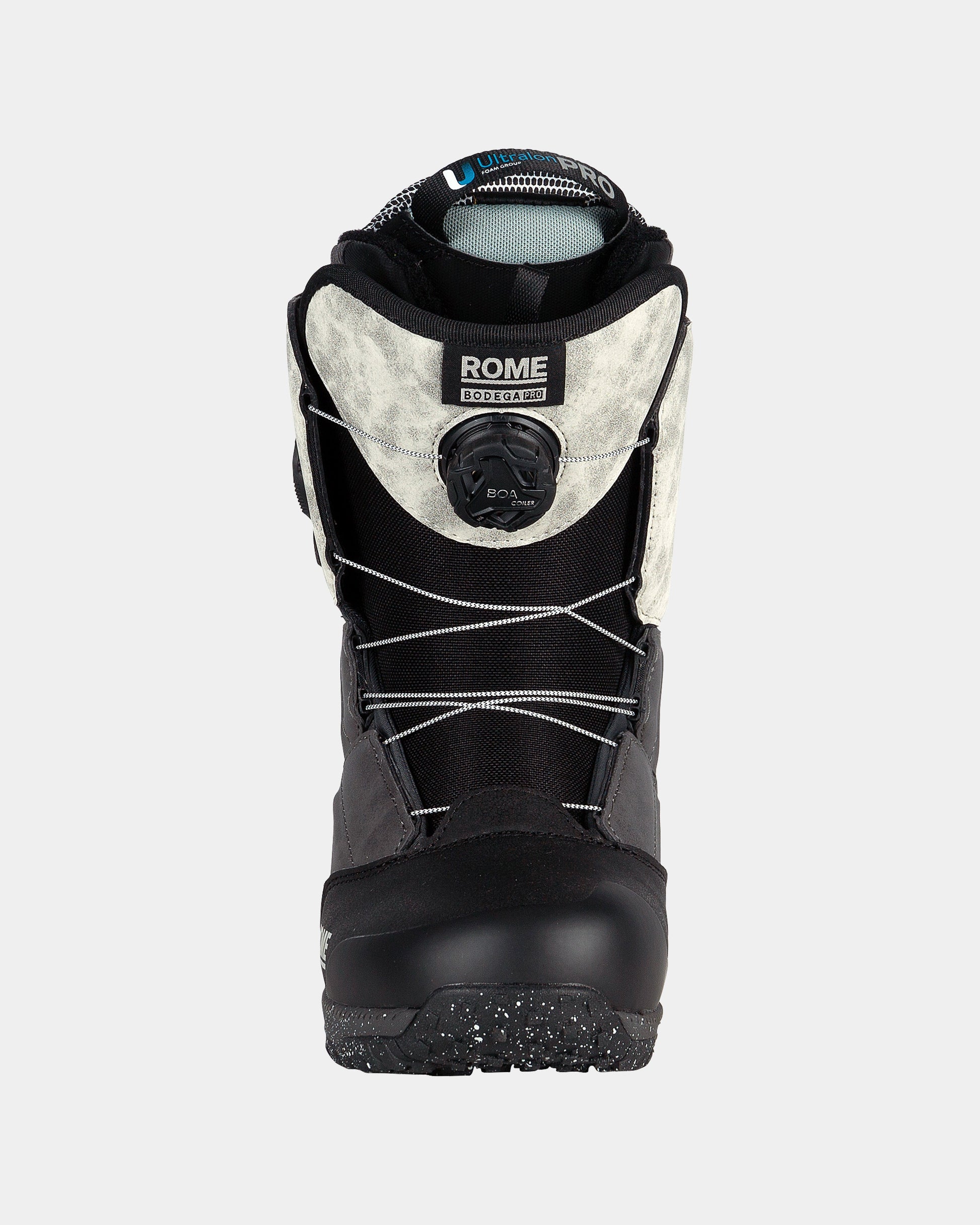 features-bg-black/bone Women's Bodega Pro Boa 2025 | Rome Snowboards™ snowboard boots with laces