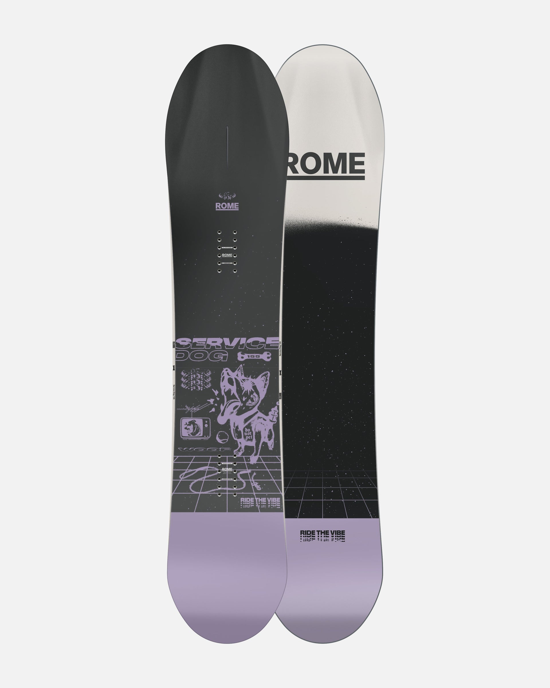 Rome Men's Service Dog Snowboard 2026 151