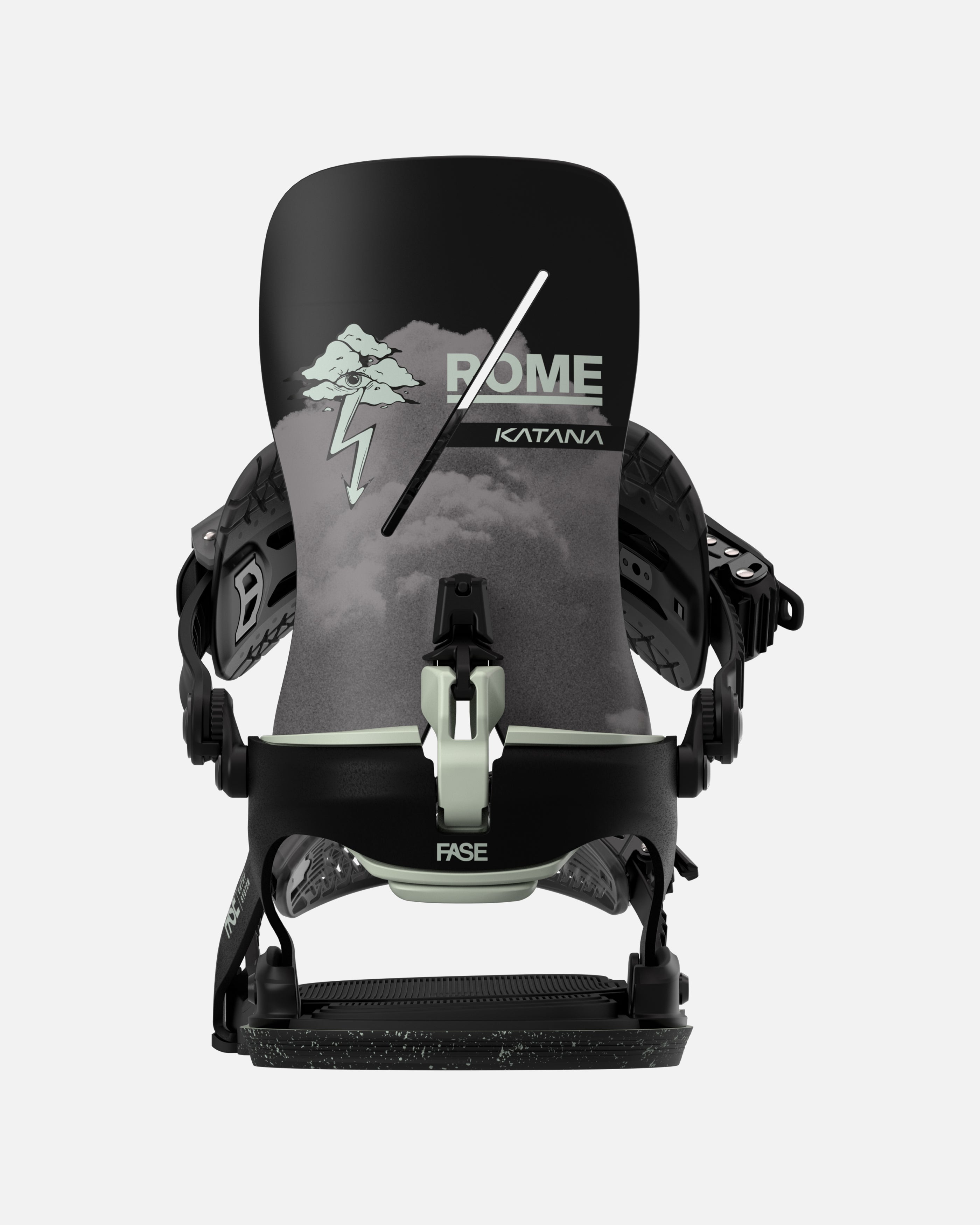Katana AW FASE® X Stale Snowboard Bindings - Bindings - Rome US - 2025-2026 - Rome Snowboards color-stale