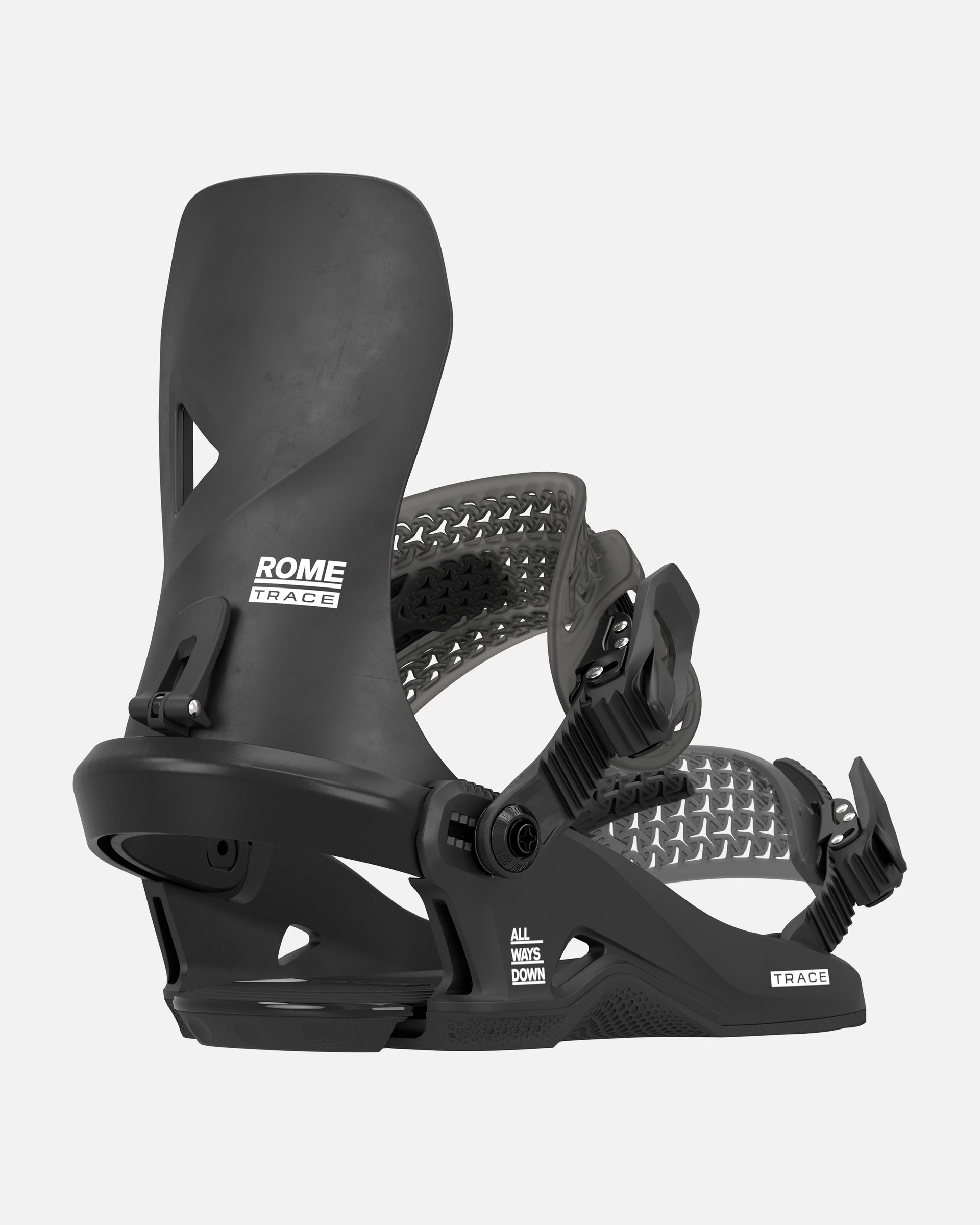 Rome Trace HW Snowboard Bindings 2026 - Black