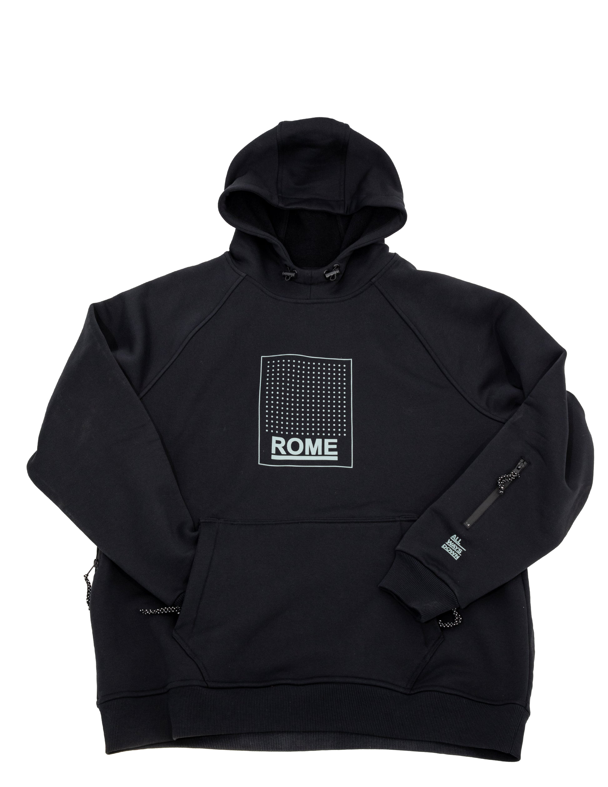 ride apparel snowboard Rome Riding Hoodie - Black