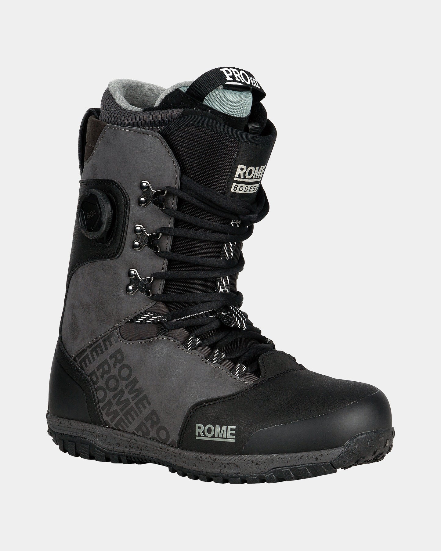 rome bodega snowboard boot men's X-World skateshop Liner is fully heat ROME BODEGA HYBRID BOA SNOWBOARD