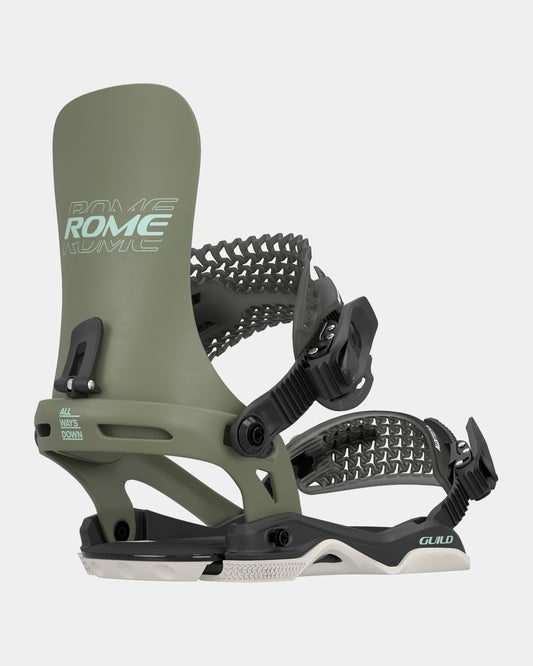 features-bg-olive color-olive Guild 2025 | Rome Snowboards™ best women bindings