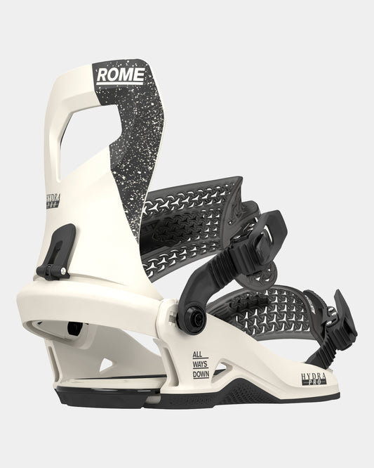 features-bg-bone white Hydra Pro 2025 | Rome Snowboards™ best women bindings