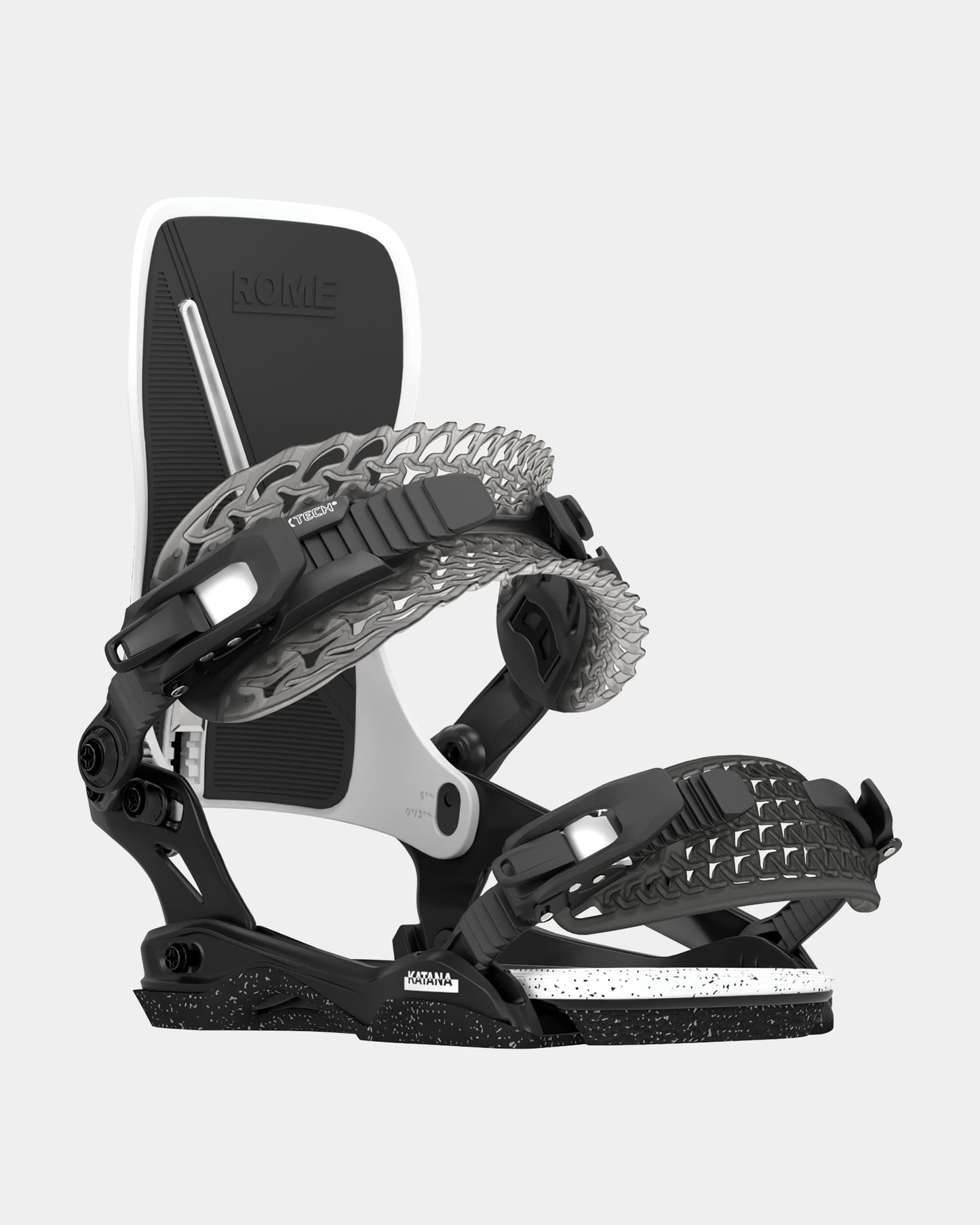 color-black/white Katana 2025 | Rome Snowboards™ best men's bindings