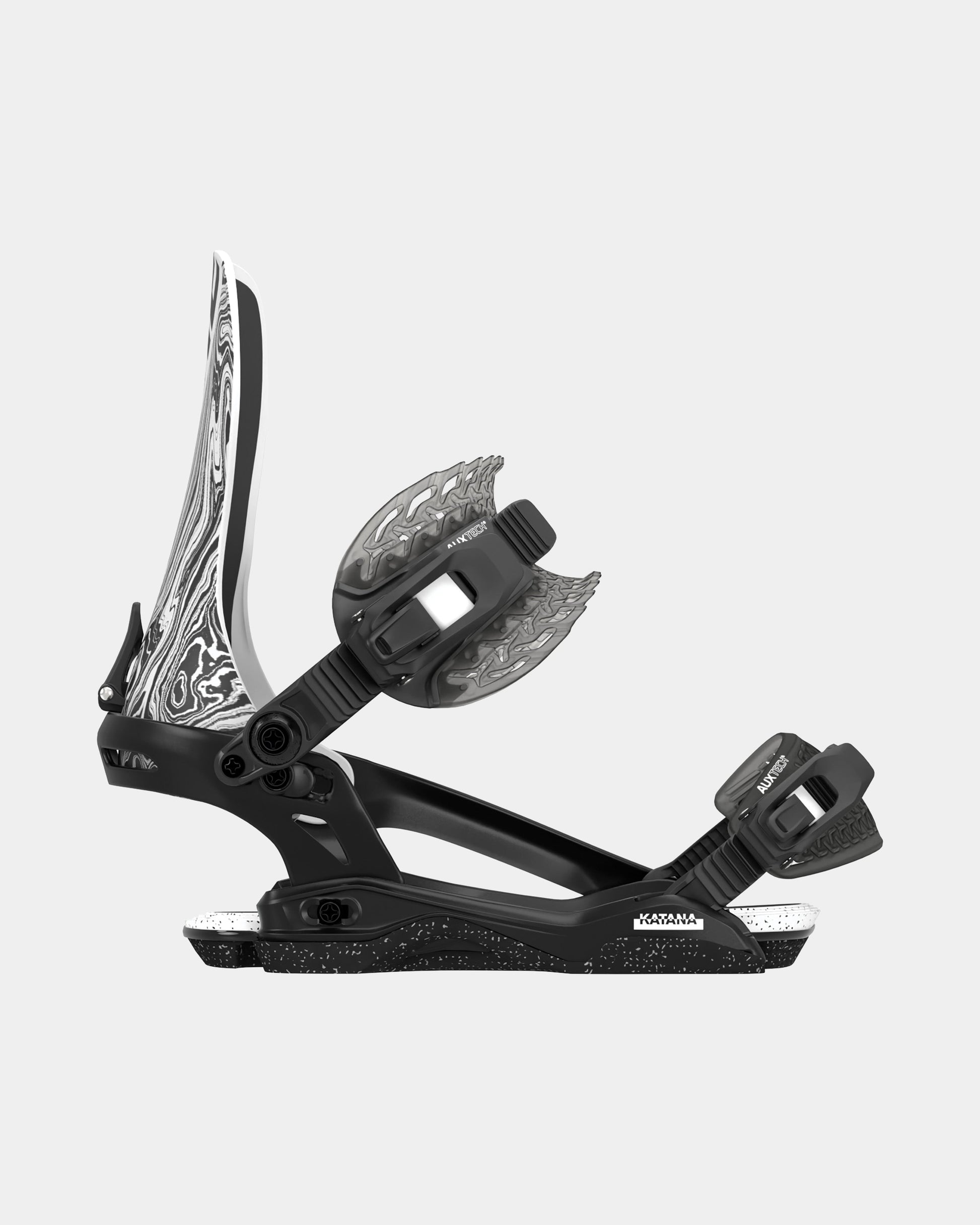 color-black/white Katana 2025 | Rome Snowboards™ professional men bindings