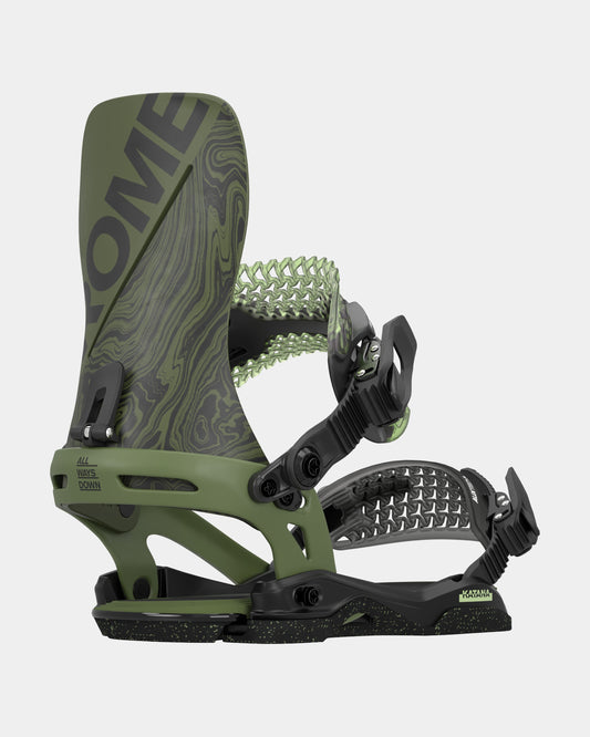 features-bg-olive color-olive Katana 2025 | Rome Snowboards™ best men bindings