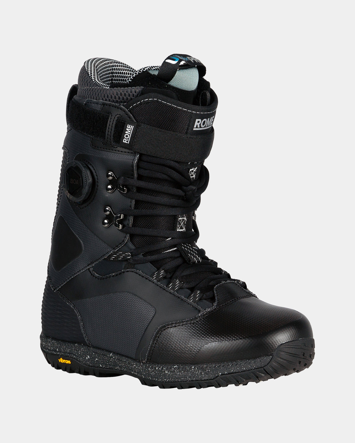 rome bastille snowboard boot Libertine Pro Hybrid Boa 2025 Size:100 Bell Ramble Helmet - color-hot-mess With Romes cutting