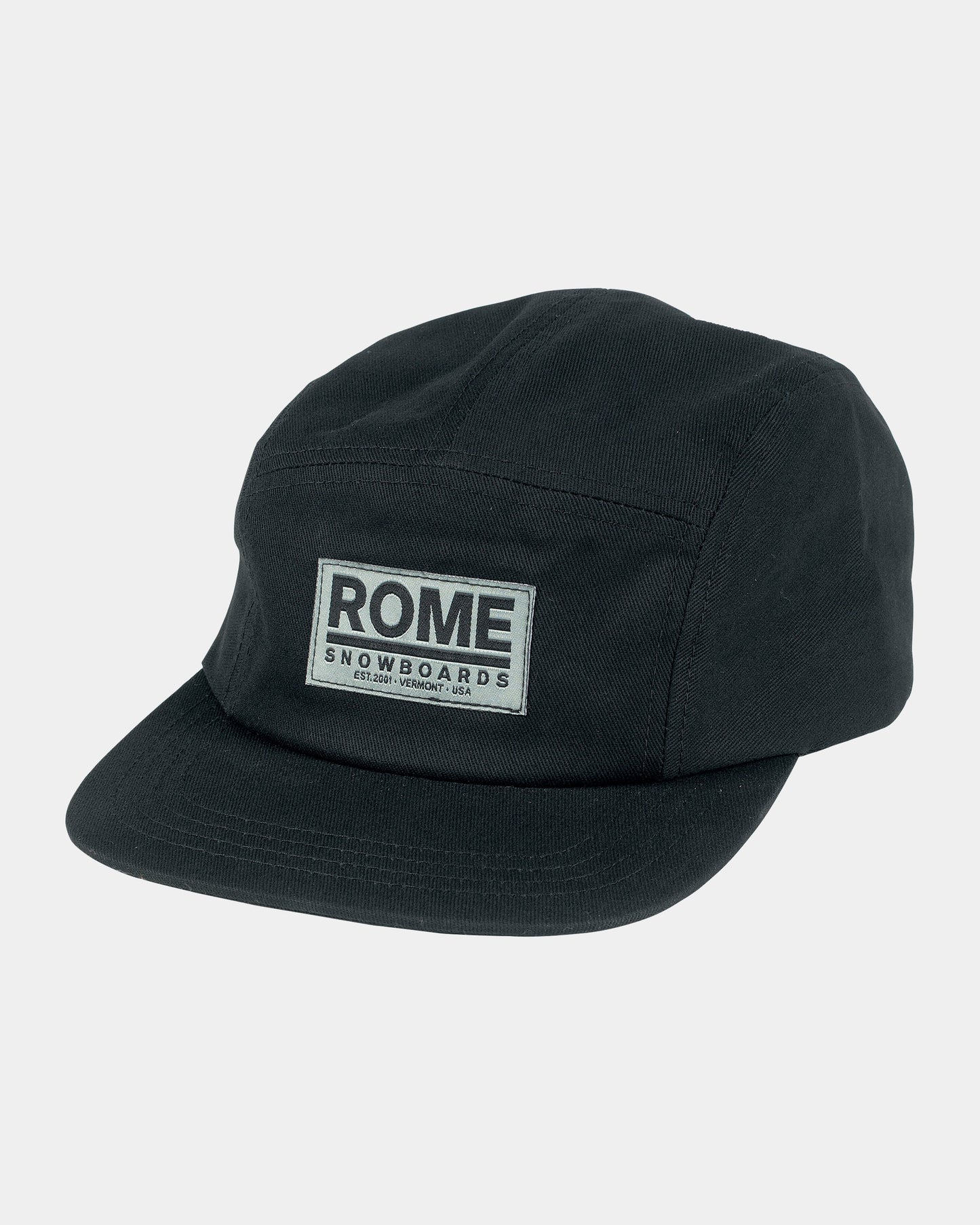 Snowboard cap in black. Syndicate Cap 2025 | Rome Snowboards™ 2025.