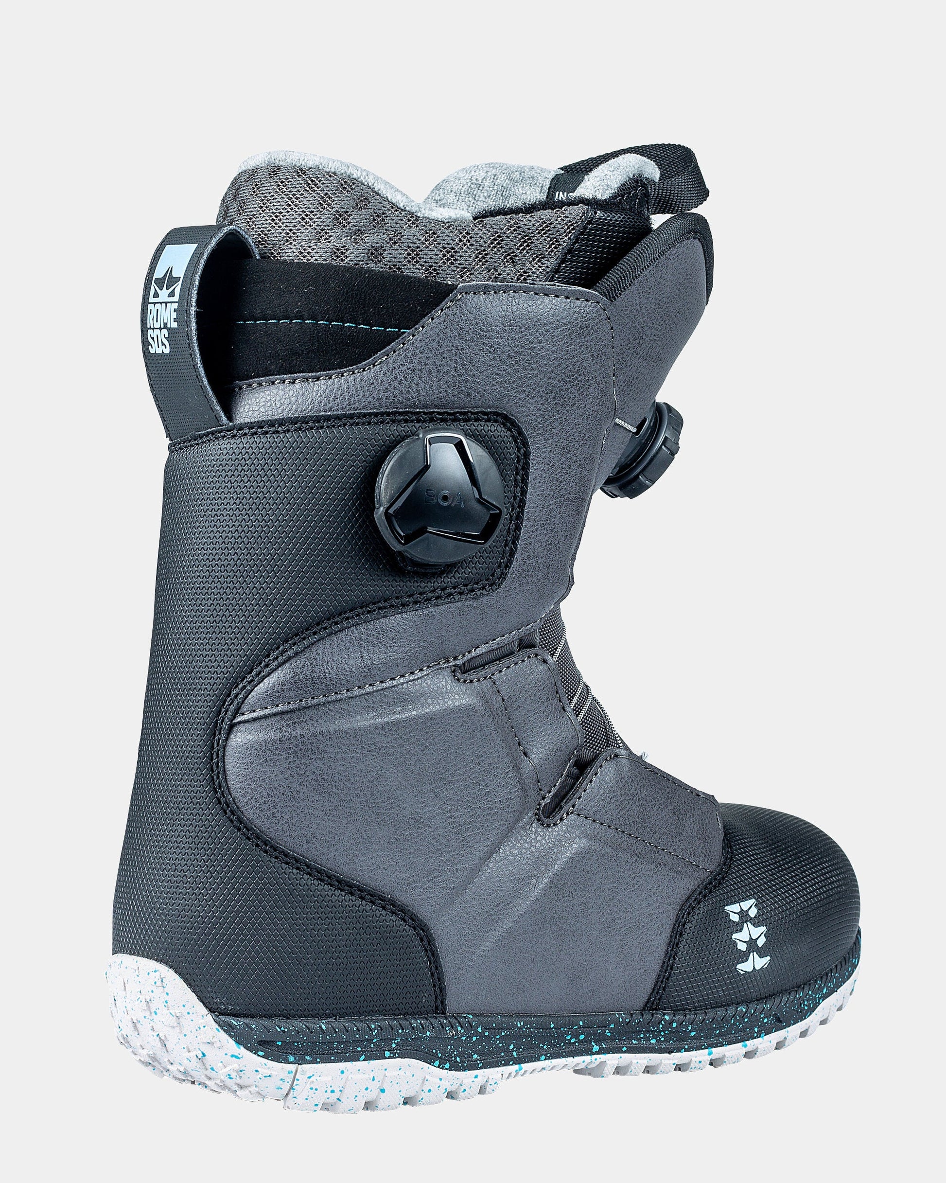 rome snowboards boots womens bodega boa black 2023-2024 3