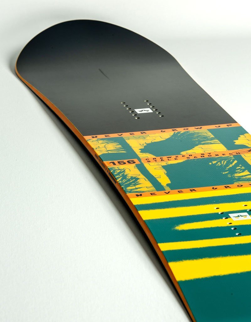 Rome snowboards Stale Sandbech Crewzer snowboard 156 detail shot